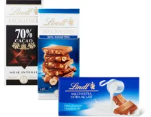 Alle Lindt Tafelschokoladen