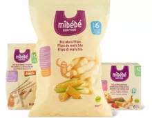 Alle Mibébé Bio-Snacks, -Desserts und -Säfte