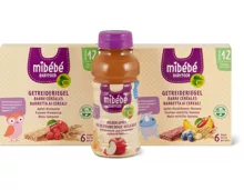 Alle Mibébé Bio-Snacks, -Desserts und -Säfte