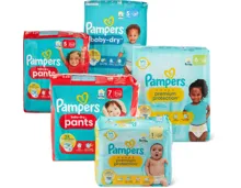 Alle Pampers Windeln