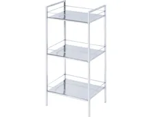 Allzweckregal Kim Metall chromfarben 39 x 84 x 31 cm