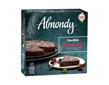 Almondy Brownie Torte