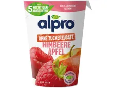 Alpro Soja-Joghurtalternative Himbeere-Apfel ohne Zuckerzusatz