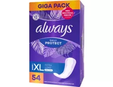 Always Dailies Slipeinlagen Extra Protect Long Plus GIGA PACK 54 Stück