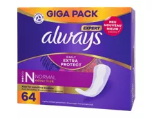 Always Dailies Slipeinlagen ProFresh Normal GIGA PACK 64 Stück