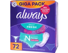 Always Slip Fresh Protect Normal Flexi 72 Stück