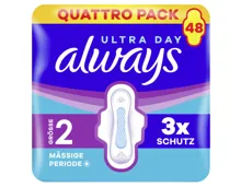 Always Ultra Long Flügel Quattro 48 Stück