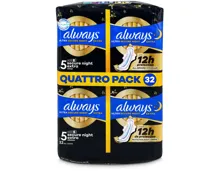 Always Ultra Night Extra Quattro 32 Stück