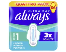 Always Ultra Normal Flügel Quattro 56 Stück
