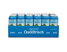 Appenzeller Bier Quöllfrisch, Dosen, 24 x 50 cl
