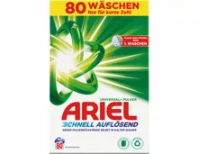 Ariel Wäschepulver Regulär 80 Waschgänge