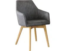 Armlehnstuhl Sintra Microfaser anthrazit