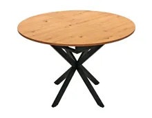 Ausziehtisch Sanja MDF Dekor Wildeiche, 110/150 x 75 x 110 cm