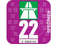 Autobahnvignette 2022