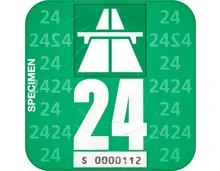 Autobahnvignette 2024