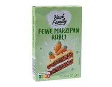 BACK FAMILY Marzipan Rübli