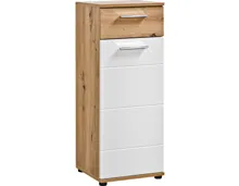 Badkommode Bergen Dekor Eiche Artisan weiss 35 x 92 x 35 cm