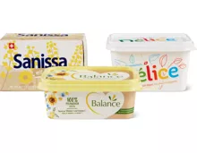 Balance-, Sanissa- und Délice-Margarinen