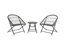 Balkon-Set Yolanda grau