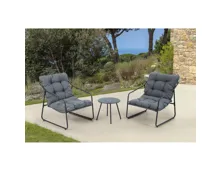 Balkonset Genua anthrazit