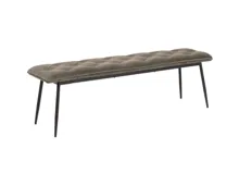 Bank Brooke Samt-Optik beige