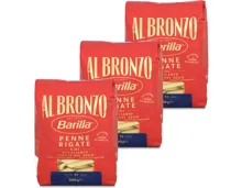Barilla AL Bronzo Penne Rigate 3x 500g