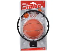 Baskettballkorb mit Ball