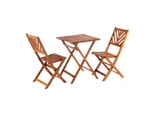 BELAVI Bistro-Set aus Holz
