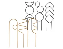 BELAVI Dekorative Rankhilfe, 3-teilig