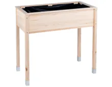 BELAVI Hochbeet aus Holz Natur