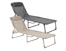 BELAVI Sonnenliege aus Stahl