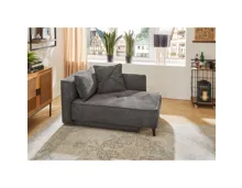 Bettsofa Jerry Cordstoff grau, Bettkasten