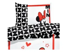 Bettwäsche Renforcé Minnie Mouse weiss