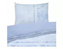 Bettwäsche Renforcé Soft Abstract blau 160x210 65x100 Bettanzug Nord