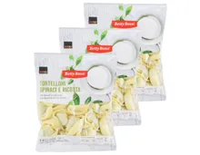 Betty Bossi Tortelloni mit Spinat & Ricotta 3x 250g