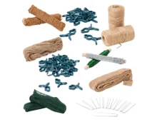 Bindesortiment und Gartenhelfer