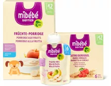 Bio mibébé-Quetschbeutel, -Snacks und -Breie
