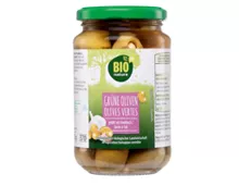 BIO NATURA Griechische Bio Oliven gefüllt, Knoblauch