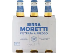 Birra Moretti Filtrata a Freddo 3 x 33 cl