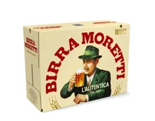 Birra Moretti L'Autentica Lager 10x33cl