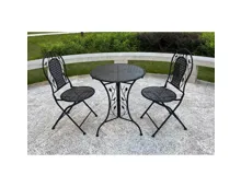 Bistroset Vogel, schwarz