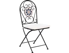 Bistrostuhl Maroko, Mosaik grau