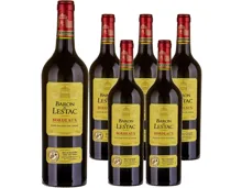 Bordeaux AOC Baron de Lestac 6x 75cl (2023) – Rotwein, Frankreich (0.75l)