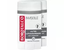 Borotalco Invisible Deo Stick 2 x 40 ml