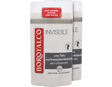 Borotalco Invisible Deo Stick 2 x 40 ml
