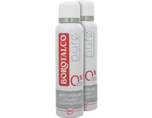 Borotalco Pure Clean Freshness Deo Spray 2 x 150 ml