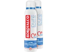 Borotalco Pure Natural Freshness Deo Spray 2 x 150 ml