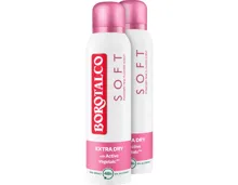 Borotalco Soft with Active Crystal Talc™ Deo Spray 2 x 150 ml