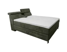 Boxspringbett Arrivo Stoff moos 160 x 200 cm, ohne Topper