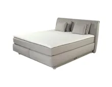 Boxspringbett Carla Stoff 160 x 200, beige